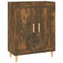 Aparador madera contrachapada color roble ahumado 69,5x34x90 cm de vidaXL, Aparadores - Ref: Foro24-817339, Precio: 68,93 €, ...