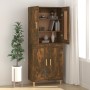 Aparador madera contrachapada color roble ahumado 69,5x34x90 cm de vidaXL, Aparadores - Ref: Foro24-817339, Precio: 68,93 €, ...