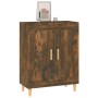Aparador madera contrachapada color roble ahumado 69,5x34x90 cm de vidaXL, Aparadores - Ref: Foro24-817339, Precio: 68,93 €, ...