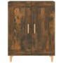 Aparador madera contrachapada color roble ahumado 69,5x34x90 cm de vidaXL, Aparadores - Ref: Foro24-817339, Precio: 68,93 €, ...