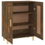 Aparador madera contrachapada color roble ahumado 69,5x34x90 cm de vidaXL, Aparadores - Ref: Foro24-817339, Precio: 68,93 €, ...
