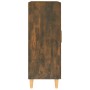 Aparador madera contrachapada color roble ahumado 69,5x34x90 cm de vidaXL, Aparadores - Ref: Foro24-817339, Precio: 68,93 €, ...