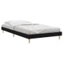 Estructura de cama madera de ingeniería negra 100x200 cm de vidaXL, Camas y somieres - Ref: Foro24-832054, Precio: 82,21 €, D...