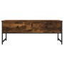 Mesa de centro madera ingeniería roble ahumado 101x49x39,5 cm en Mesas de centro | Comprar online en Foru.es