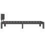 Estructura de cama madera maciza de pino gris 90x200 cm de vidaXL, Camas y somieres - Ref: Foro24-810482, Precio: 135,23 €, D...