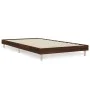 Estructura de cama madera de ingeniería roble marrón 90x200 cm de vidaXL, Camas y somieres - Ref: Foro24-832068, Precio: 74,9...