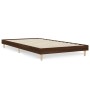 Estructura de cama madera de ingeniería roble marrón 90x200 cm de vidaXL, Camas y somieres - Ref: Foro24-832068, Precio: 76,0...