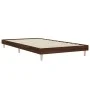 Estructura de cama madera de ingeniería roble marrón 90x200 cm de vidaXL, Camas y somieres - Ref: Foro24-832068, Precio: 74,9...