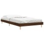 Estructura de cama madera de ingeniería roble marrón 90x200 cm de vidaXL, Camas y somieres - Ref: Foro24-832068, Precio: 76,0...
