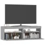 TV cabinet with LED lights Sonoma gray 120x35x40 cm by vidaXL, TV Furniture - Ref: Foro24-815673, Price: 80,39 €, Discount: %