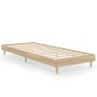 Estructura de cama madera de ingeniería roble Sonoma 75x190 cm de vidaXL, Camas y somieres - Ref: Foro24-832104, Precio: 74,3...