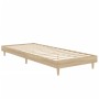 Estructura de cama madera de ingeniería roble Sonoma 75x190 cm de vidaXL, Camas y somieres - Ref: Foro24-832104, Precio: 74,3...
