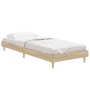 Estructura de cama madera de ingeniería roble Sonoma 75x190 cm de vidaXL, Camas y somieres - Ref: Foro24-832104, Precio: 74,3...