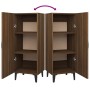 Aparador madera contrachapada marrón roble 34,5x34x90 cm de vidaXL, Aparadores - Ref: Foro24-817407, Precio: 55,12 €, Descuen...
