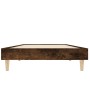 Estructura de cama madera de ingeniería roble humo 75x190 cm de vidaXL, Camas y somieres - Ref: Foro24-832106, Precio: 75,31 ...
