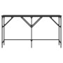 Mesa consola madera de ingeniería negra 140x29x75 cm en Mesas auxiliares | Comprar online en Foru.es