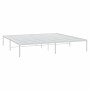 Estructura de cama de metal blanca 200x200 cm de vidaXL, Camas y somieres - Ref: Foro24-350920, Precio: 98,00 €, Descuento: %