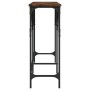 Mesa consola madera de ingeniería roble ahumado 180x29x75 cm en Mesas auxiliares | Comprar online en Foru.es