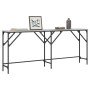 Mesa consola madera de ingeniería gris Sonoma 180x29x75 cm en Mesas auxiliares | Comprar online en Foru.es