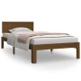 Estructura de cama madera maciza pino marrón miel 90x200 cm de vidaXL, Camas y somieres - Ref: Foro24-810483, Precio: 114,72 ...