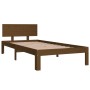 Estructura de cama madera maciza pino marrón miel 90x200 cm de vidaXL, Camas y somieres - Ref: Foro24-810483, Precio: 114,72 ...