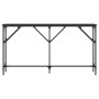Mesa consola madera de ingeniería negro 140x23x75 cm en Mesas auxiliares | Comprar online en Foru.es
