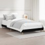 Estructura de cama madera de ingeniería negra 90x190 cm de vidaXL, Camas y somieres - Ref: Foro24-832094, Precio: 89,07 €, De...