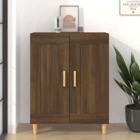 Aparador madera contrachapada marrón roble 69,5x34x90 cm de vidaXL, Aparadores - Ref: Foro24-817341, Precio: 69,77 €, Descuen...