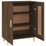 Aparador madera contrachapada marrón roble 69,5x34x90 cm de vidaXL, Aparadores - Ref: Foro24-817341, Precio: 69,77 €, Descuen...