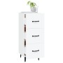 Aparador madera de ingeniería blanco 34,5x34x90 cm de vidaXL, Aparadores - Ref: Foro24-812348, Precio: 62,35 €, Descuento: %