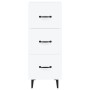 Aparador madera de ingeniería blanco 34,5x34x90 cm de vidaXL, Aparadores - Ref: Foro24-812348, Precio: 62,35 €, Descuento: %