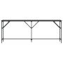 Mesa consola madera de ingeniería negra 200x29x75 cm en Mesas auxiliares | Comprar online en Foru.es