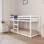 Litera de madera maciza de pino 80x200 cm de vidaXL, Camas y somieres - Ref: Foro24-821650, Precio: 145,37 €, Descuento: %