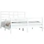 Estructura de cama de madera maciza blanca 160x200 cm de vidaXL, Camas y somieres - Ref: Foro24-3105871, Precio: 142,54 €, De...