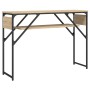 Mesa consola estante madera ingeniería roble Sonoma 105x30x75cm en Mesas auxiliares | Comprar online en Foru.es