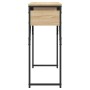 Mesa consola estante madera ingeniería roble Sonoma 105x30x75cm en Mesas auxiliares | Comprar online en Foru.es