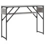 Mesa consola estante madera ingeniería Sonoma gris 105x30x75 cm en Mesas auxiliares | Comprar online en Foru.es