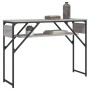 Mesa consola estante madera ingeniería Sonoma gris 105x30x75 cm en Mesas auxiliares | Comprar online en Foru.es