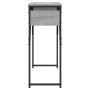 Mesa consola estante madera ingeniería Sonoma gris 105x30x75 cm en Mesas auxiliares | Comprar online en Foru.es