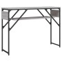 Mesa consola estante madera ingeniería Sonoma gris 105x30x75 cm en Mesas auxiliares | Comprar online en Foru.es