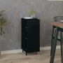 Aparador de madera contrachapada negro 34,5x34x90 cm de vidaXL, Aparadores - Ref: Foro24-812349, Precio: 67,38 €, Descuento: %