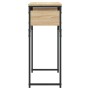 Mesa consola estante madera ingeniería roble Sonoma 75x30x75 cm en Mesas auxiliares | Comprar online en Foru.es