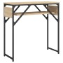 Mesa consola estante madera ingeniería roble Sonoma 75x30x75 cm en Mesas auxiliares | Comprar online en Foru.es