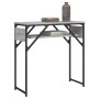 Mesa consola estante madera ingeniería Sonoma gris 75x30x75 cm en Mesas auxiliares | Comprar online en Foru.es