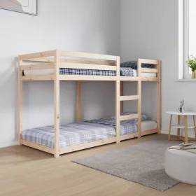 Etagenbett aus massivem Kiefernholz, 75 x 190 cm von vidaXL, Betten und Lattenroste - Ref: Foro24-821659, Preis: 126,34 €, Ra...