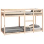 Litera de madera maciza de pino 75x190 cm de vidaXL, Camas y somieres - Ref: Foro24-821659, Precio: 134,25 €, Descuento: %