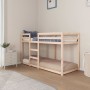 Litera de madera maciza de pino 75x190 cm de vidaXL, Camas y somieres - Ref: Foro24-821659, Precio: 134,25 €, Descuento: %