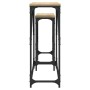 Mesas consola apilables 2 pzas madera ingeniería roble Sonoma en Mesas auxiliares | Comprar online en Foru.es