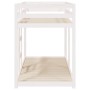 Litera de madera maciza de pino blanco 75x190 cm de vidaXL, Camas y somieres - Ref: Foro24-821660, Precio: 156,54 €, Descuent...