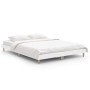 Estructura de cama madera de ingeniería blanca 135x190 cm de vidaXL, Camas y somieres - Ref: Foro24-832077, Precio: 132,48 €,...